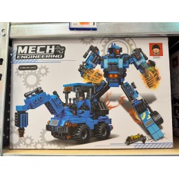 KLOCKI AUTA ROBOT