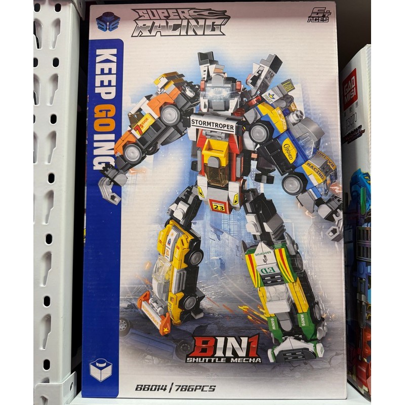 KLOCKI AUTA ROBOT