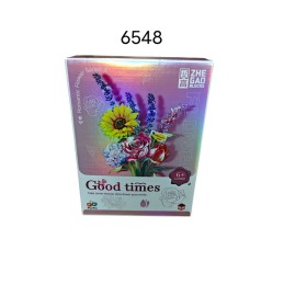 KLOCKI KWIATY 6548