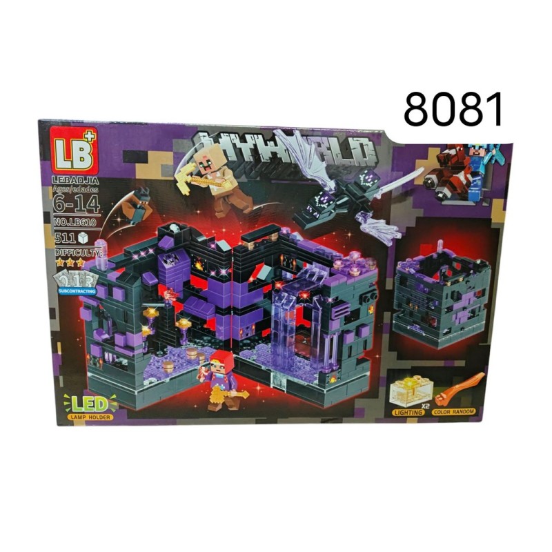 KLOCKI LED 8081