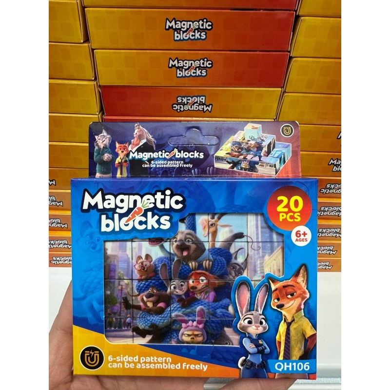 MAGNETIC BLOCKS ZOOTOPIA 20 PCS