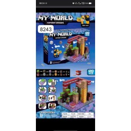 KLOCKI MAGNET MY WORLD 120 PCS