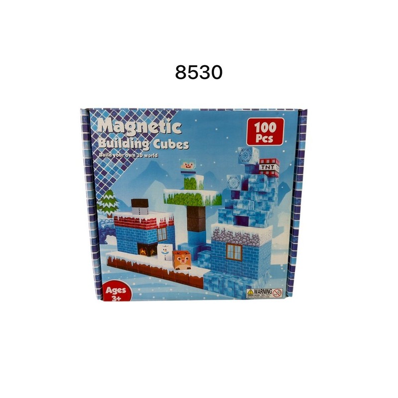 KLOCKI MAGNETYCZNE 100 PCS