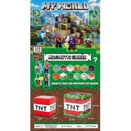 MAGNETIC CUBES 208 PCS