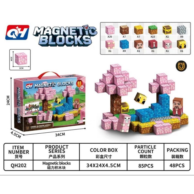 MAGNETIC BLOCKS 85PCS