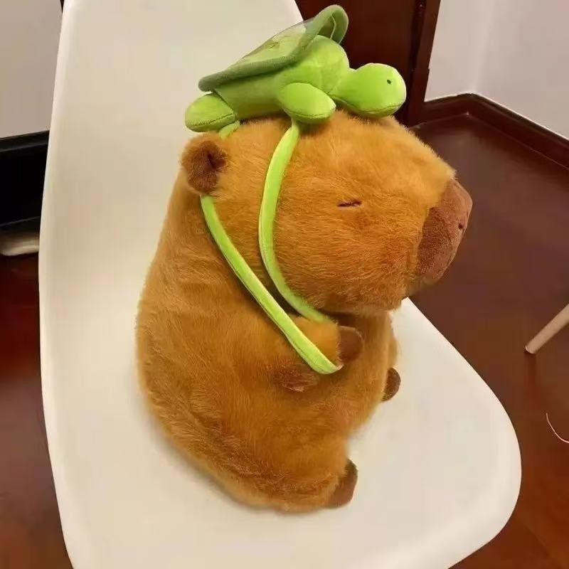 MASKOTKA KAPIBARA Z PLECAKIEM 25CM