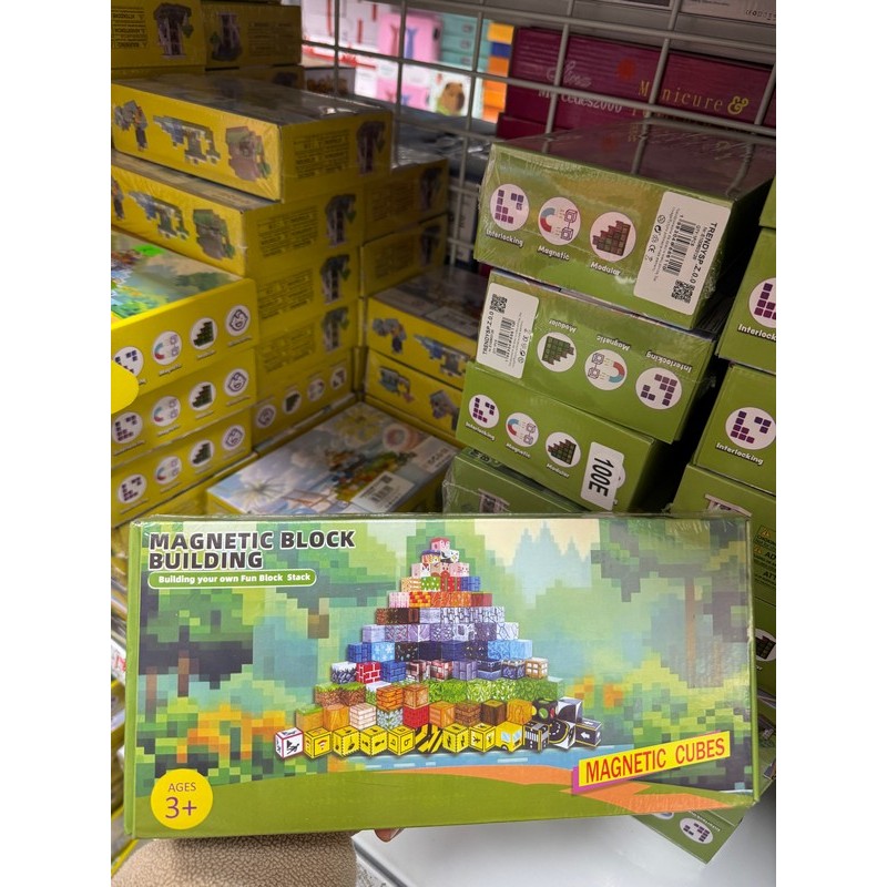 KLOCKI MAGNETYCZNE 100PCS